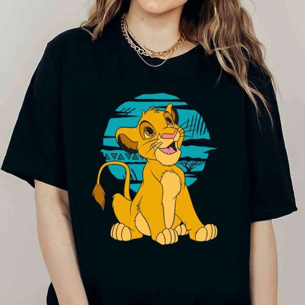 The Lion King Simba Happy Blue Moon – Disney Dad Shirt – The Best Shirts For Dads In 2023 – Cool T-shirts