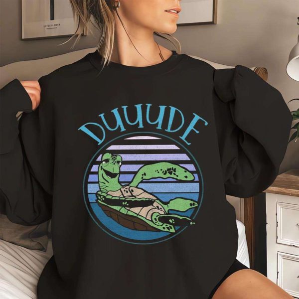 The Turtle Duuude Disney Pixar Finding Nemo Dad Shirt – The Best Shirts For Dads In 2023 – Cool T-shirts