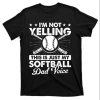 This Is Just My Softball Dad Voice Sport Cool T-Shirt – The Best Shirts For Dads In 2023 – Cool T-shirts
