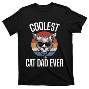 Ultimate Cat Dad – Coolest Cat Dad Ever Tee Shirt – The Best Shirts For Dads In 2023 – Cool T-shirts