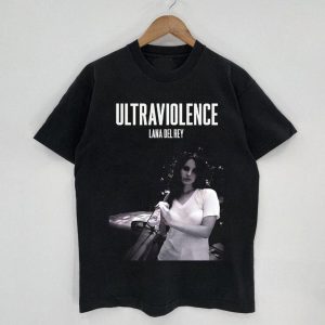 Ultraviolence Lana Del Rey Graphic Black T-shirt – Apparel, Mug, Home Decor – Perfect Gift For Everyone