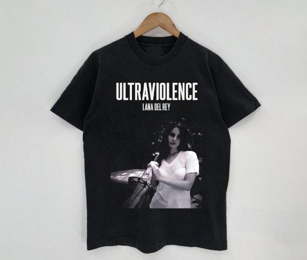 Ultraviolence Lana Del Rey Graphic Black T-shirt – Apparel, Mug, Home Decor – Perfect Gift For Everyone