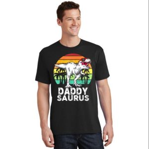 Unleash the Fun with Daddysaurus T-Rex Matching Family T-Shirt – The Best Shirts For Dads In 2023 – Cool T-shirts