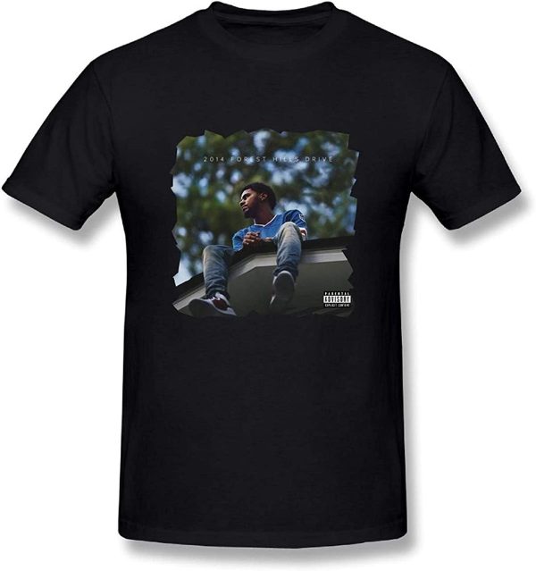 Vallowa Mens Inspired J Cole 2014 Forest Hills Drive Mens T-shirt – Apparel, Mug, Home Decor – Perfect Gift For Everyone