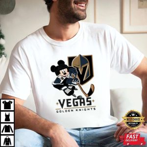 Vegas Golden Knights Mickey Mouse Play Hockey Disney Dad Shirt – The Best Shirts For Dads In 2023 – Cool T-shirts