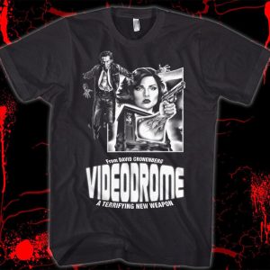 Videodrome Movie Poster T-shirt For Horror Film Fans – Apparel, Mug, Home Decor – Perfect Gift For Everyone