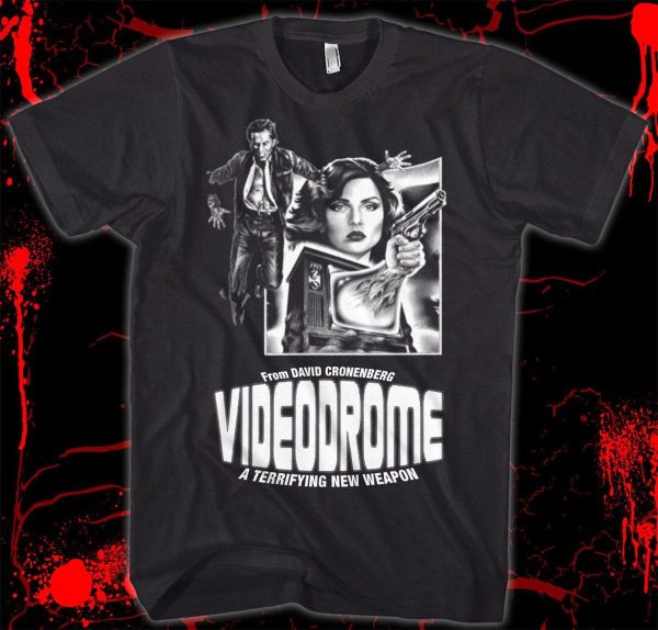 Videodrome Movie Poster T-shirt For Horror Film Fans – Apparel, Mug, Home Decor – Perfect Gift For Everyone