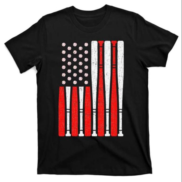 Vintage American Flag Funny Baseball Dad Shirts – The Best Shirts For Dads In 2023 – Cool T-shirts