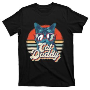 Vintage Cat Daddy Retro 80s Eighties T-Shirt – The Best Shirts For Dads In 2023 – Cool T-shirts