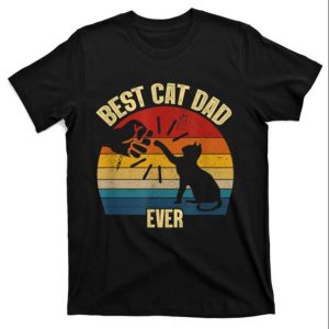 Vintage Cat Daddy T-Shirt – Funny Father’s Day Gift – The Best Shirts For Dads In 2023 – Cool T-shirts