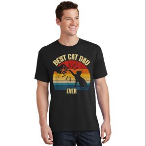 Vintage Cat Daddy T-Shirt – Funny Father’s Day Gift – The Best Shirts For Dads In 2023 – Cool T-shirts