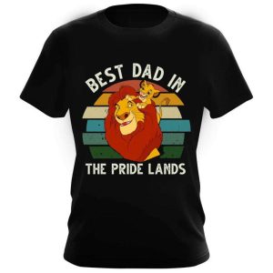 Vintage Lion King Mufasa Best Dad Portrait Disney Dad Shirt The Best Shirts For Dads In 2023 Cool T shirts 3