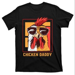 Vintage Poultry Farmer Rooster T-Shirt – A Gift For The Chicken Daddy In Your Life – The Best Shirts For Dads In 2023 – Cool T-shirts