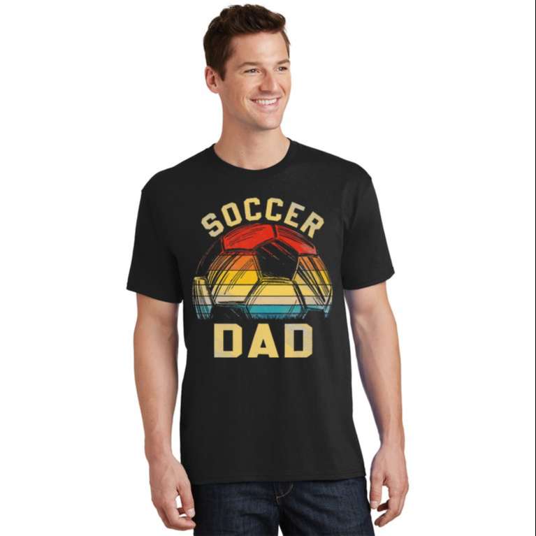 Vintage Soccer Dad Cool Father's Day Soccer T-Shirt - The Best Shirts For Dads In 2023 - Cool T-shirts