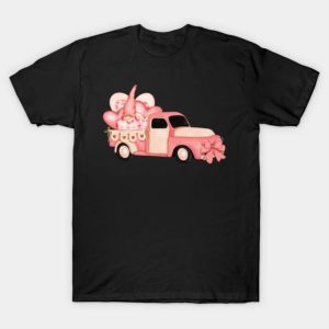 Vintage valentine truck carrying gnome shirt