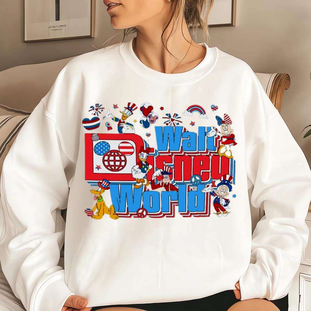 Walt Disney World Pluto And Friends Happy 4th Of July - Disney Dad Shirt - The Best Shirts For Dads In 2023 - Cool T-shirts