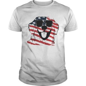 4th Of July Golden Retriever American Flag Shirt