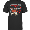 A Woman Cannot Survive On Self Quarantine Alone She Also Needs Her Goats Mask Heart T-Shirt