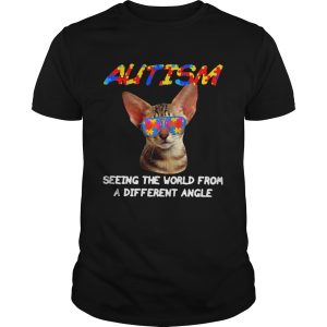 AUTISM SEEING THE WORLD FROM A DIFFERENT ANGLE shirt