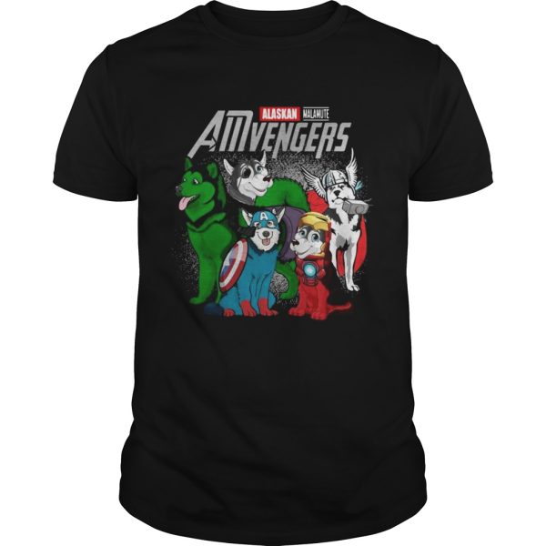 Alaskan Malamute AMvengers Marvel Endgame shirt