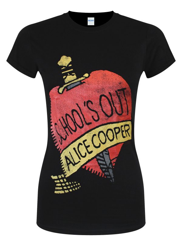 Alice Cooper School’s Out Ladies Black T-Shirt
