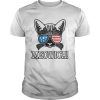 American Flag Patriotic Cat Gift Meowica Shirt