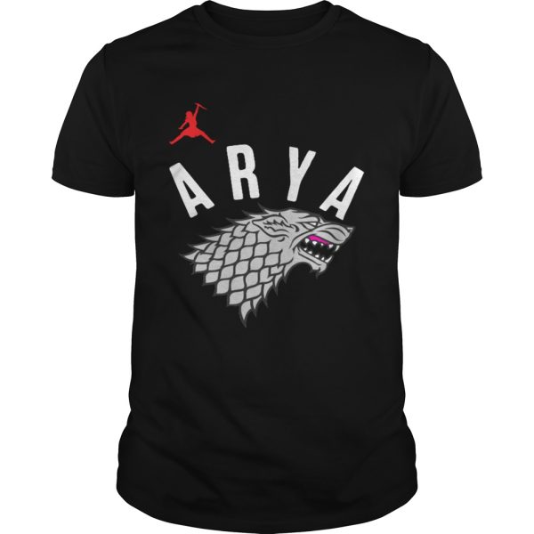 Arya Stark Game of Thrones Silver Foil Shirt