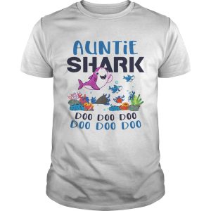 Auntie shark doo doo doo shirt