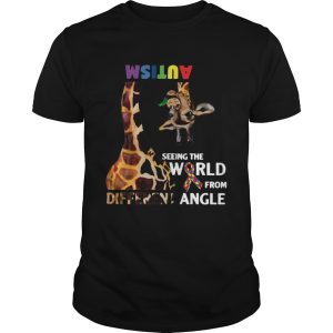 Autism seeing the world from different angle shirt