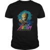 Avengers Groot Fight for Autism awareness shirt