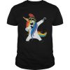 Awesome Dabbing Unicorn Pirate Halloween Costume Gift shirt