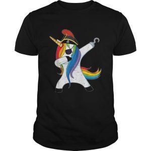 Awesome Dabbing Unicorn Pirate Halloween Costume Gift shirt
