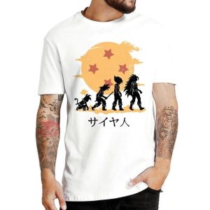 Awesome Goku’s Evolution Dragon Ball Z T-Shirt
