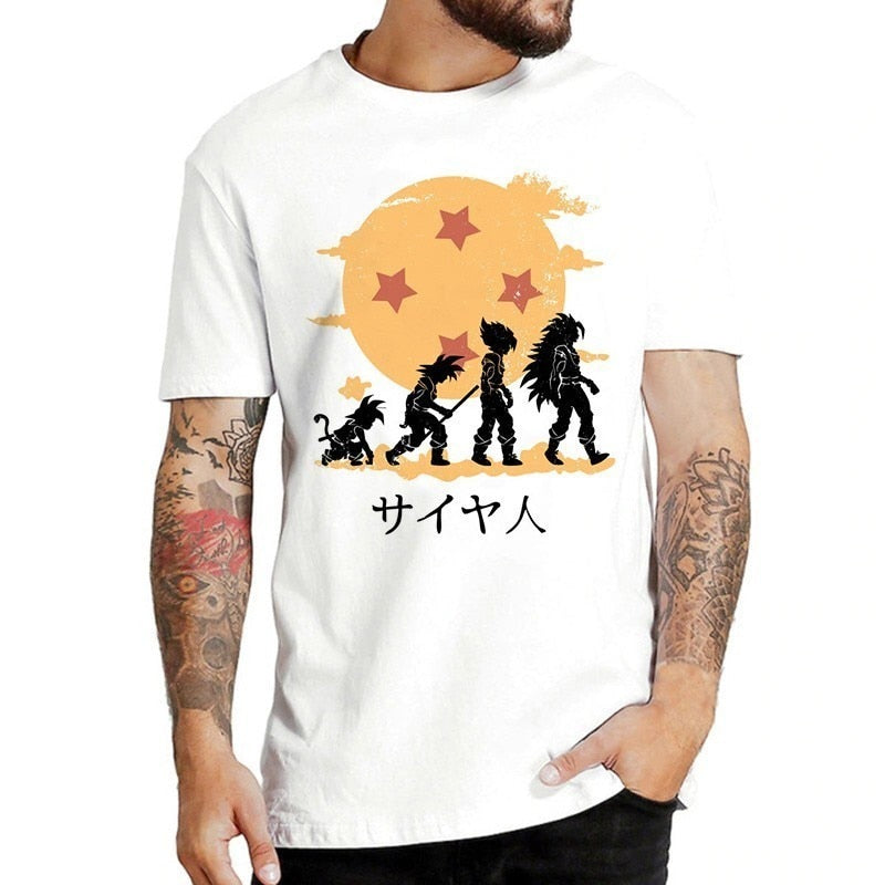Awesome Goku's Evolution Dragon Ball Z T-Shirt