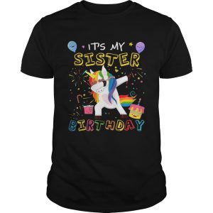 Awesome It’s My Sister’s Birthday Funny Kid T-Shirt