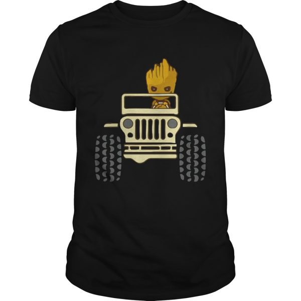 Baby Groot Drive Jeep Shirt