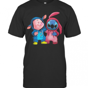 Baby Piglet And Stitch T-Shirt