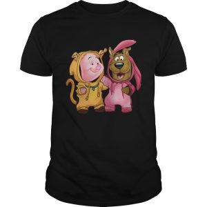 Baby Piglet and Scooby Doo shirt