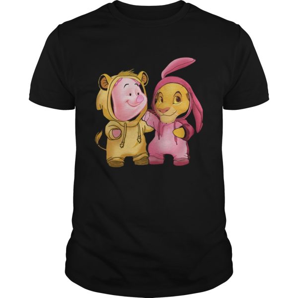 Baby Piglet and Simba shirt