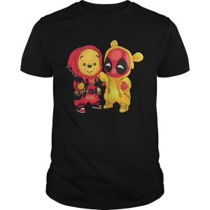 Baby Pooh and Deadpool shirt