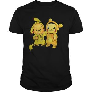 Baby Pooh and Pikachu shirt