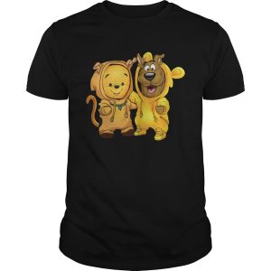 Baby Pooh and Scooby Doo shirt