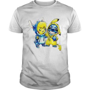 Baby Stitch and Pikachu shirt