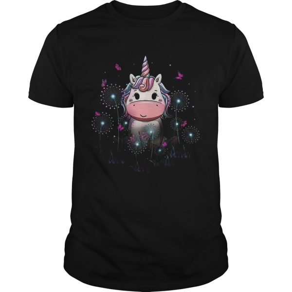 Baby Unicorn Dandelion Flowers shirt