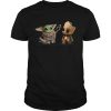 Baby Yoda Frog and Groot shirt