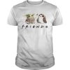 Baby Yoda Frog and Penguin Friends shirt