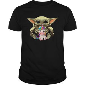 Baby Yoda HUg Unicorn shirt