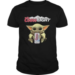 Baby Yoda Hug Coors Light shirt