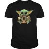 Baby Yoda Hugging German Shepherd shirt