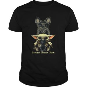 Baby Yoda Scottish Terrier Mom shirt